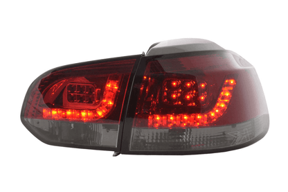 VW Golf MK6 GTI LED Red Smoked Tail Lights V2 (2008-2014)
