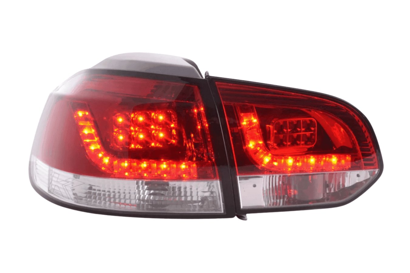 VW Golf MK6 GTI LED Red Tail Lights V2 (2008-2014)