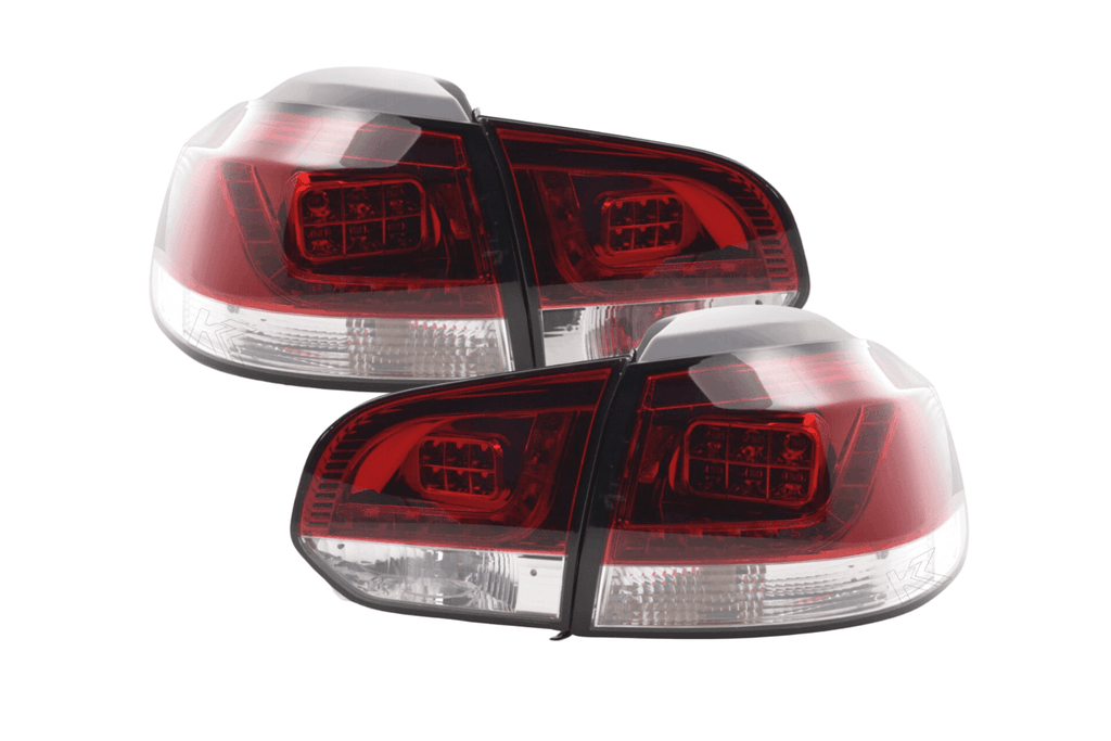 VW Golf MK6 GTI LED Red Tail Lights V2 (2008-2014)