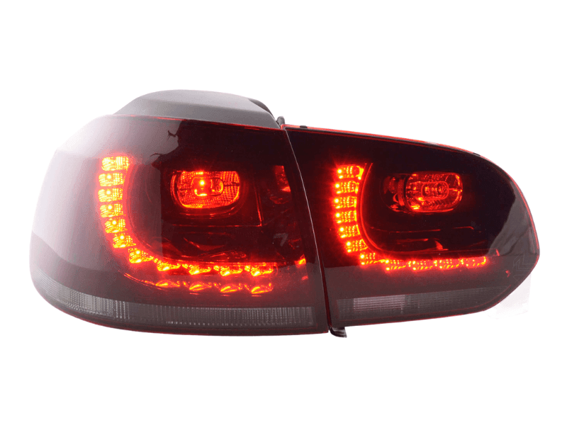 VW Golf MK6 GTI Red/Smoked - R Look - Upgrade Tail Lights (2008-2014)
