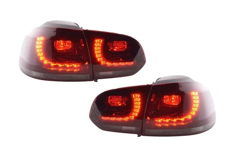 VW Golf MK6 GTI Red/Smoked - R Look - Upgrade Tail Lights (2008-2014)