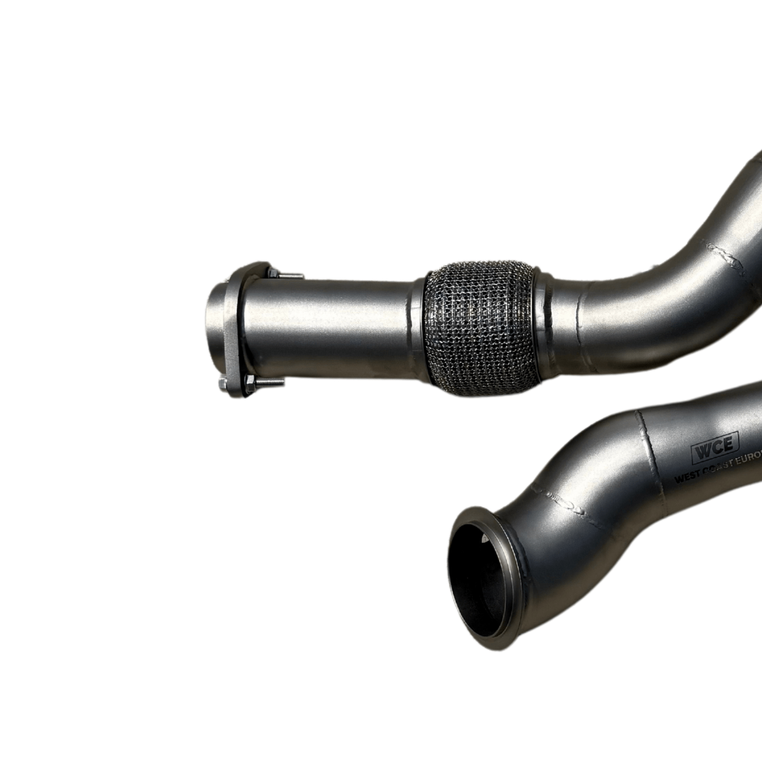 WCE S58 Downpipes w/ Flex Section - G80 M3 / G82 M4 / G87 M2
