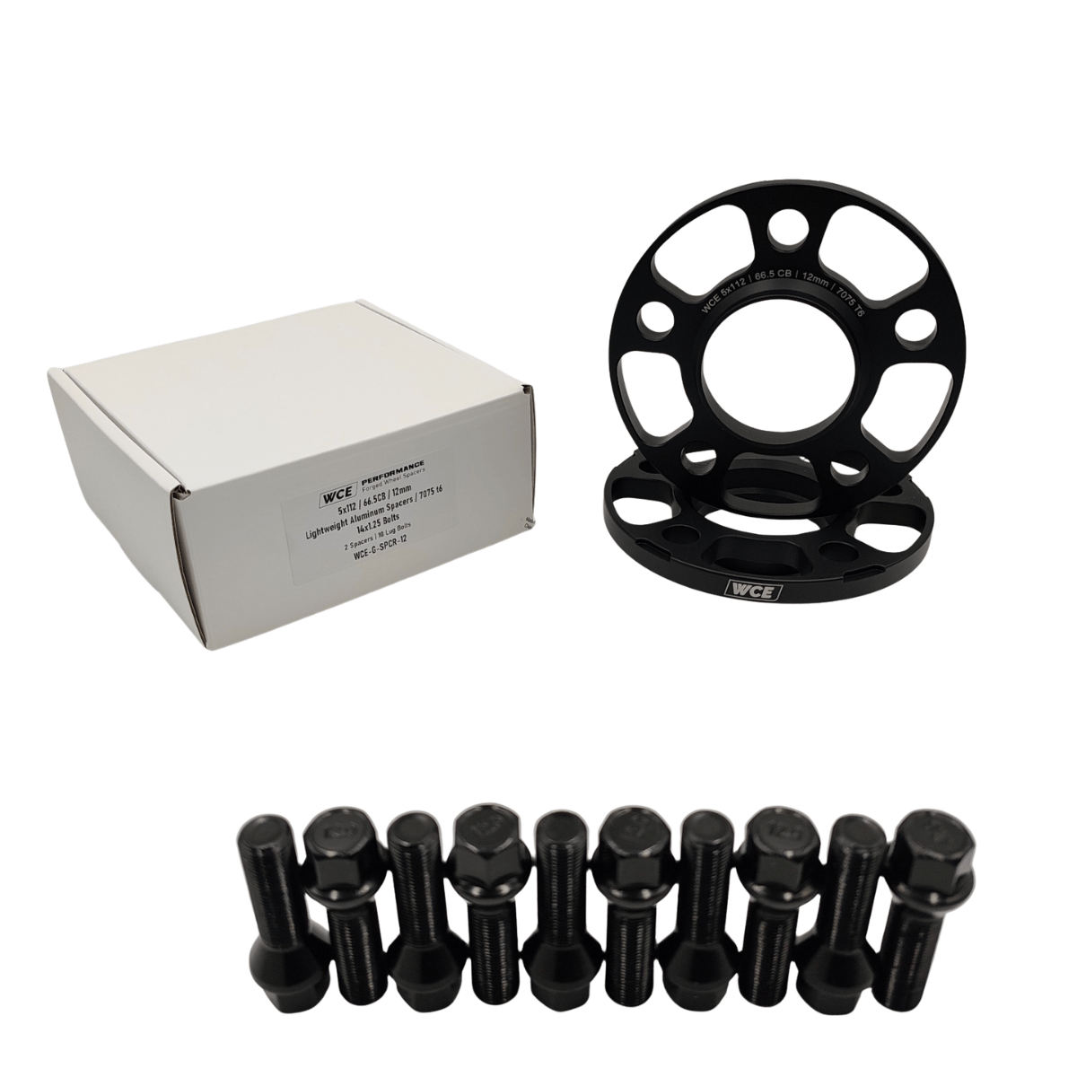 WCE BMW Wheel Spacers G Chassis Lightweight (Set of 2 w/ 10 Lug Bolts)