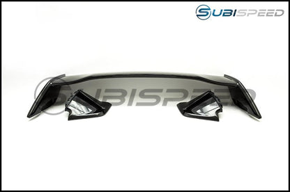 OLM STI Style Paint Matched Spoiler - Dark Gray Metallic Asphalt - 2015-2021 Subaru WRX / STI